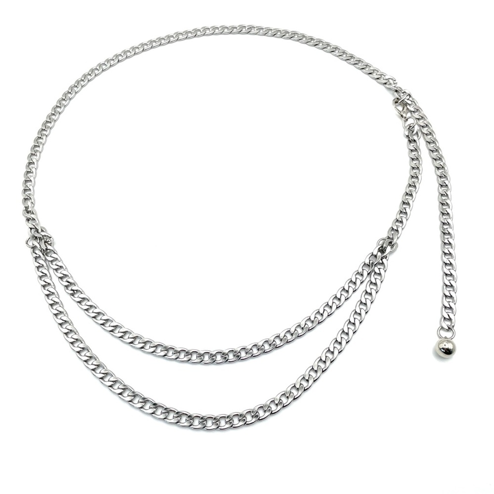 Silver Chain Belt
